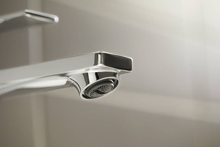 HANSGROHE REBRIS E umyvadlová stojánková baterie, CoolStart, EcoSmart, chrom 72560000 Obrázek - fotka