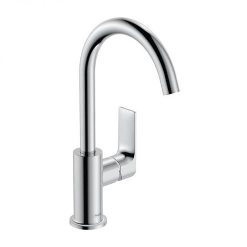 HANSGROHE REBRIS E umyvadlová stojánková baterie, EcoSmart, s odtokovou soupravou, chrom 72576000 Obrázek - Hlavní obrázek
