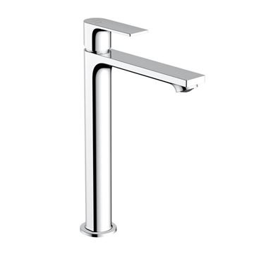HANSGROHE REBRIS E umyvadlová stojánková baterie, CoolStart, EcoSmart, s odtokovou soupravou, chrom