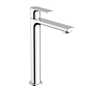 HANSGROHE REBRIS E umyvadlová stojánková baterie, CoolStart, EcoSmart, s odtokovou soupravou, chrom