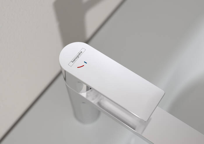 HANSGROHE REBRIS E umyvadlová stojánková baterie, CoolStart, EcoSmart, chrom 72554000 Obrázek - fotka