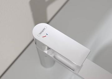 HANSGROHE REBRIS E umyvadlová stojánková baterie, CoolStart, EcoSmart, chrom 72554000 Obrázek - fotka
