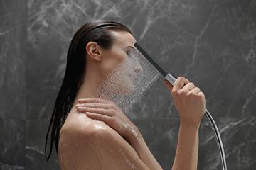 HANSGROHE RAINFINITY 1JET ruční sprcha 100 mm, matná černá 26866670 Obrázek - fotka