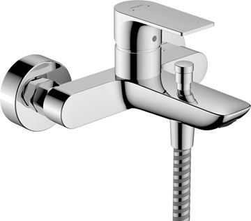 HANSGROHE REBRIS E vanová nástěnná baterie, s přepínačem, chrom