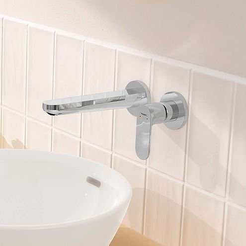 HANSGROHE REBRIS S umyvadlová podomítková baterie, s odtokovou soupravou, EcoSmart, chrom 72528000 Obrázek - fotka