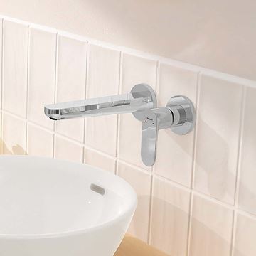 HANSGROHE REBRIS S umyvadlová podomítková baterie, s odtokovou soupravou, EcoSmart, chrom 72528000 Obrázek - fotka