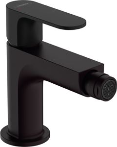 HANSGROHE REBRIS S bidetová stojánková baterie, s odtokovou soupravou, EcoSmart, matná černá