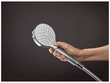 HANSGROHE CROMA SELECT S VARIO 3JET sprchová souprava 3-dílná, ruční sprcha pr. 110 mm, 3 proudy, hadice, držák, bílá/chrom 26421400 Obrázek - fotka
