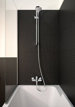 HANSGROHE CROMA SELECT E VARIO 3JET sprchová souprava 3-dílná, ruční sprcha 110x110 mm, 3 proudy, tyč, hadice, bílá/chrom 26582400 Obrázek - fotka