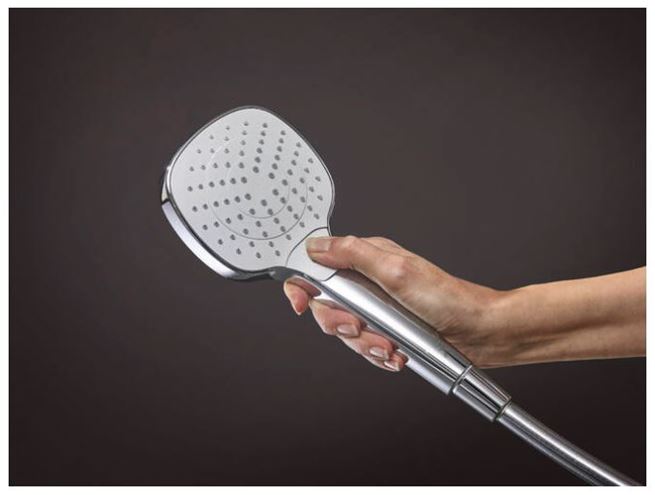HANSGROHE CROMA SELECT E VARIO 3JET sprchová souprava 3-dílná, ruční sprcha 110x110 mm, 3 proudy, tyč, hadice, EcoSmart, bílá/chrom 26583400 Obrázek - fotka