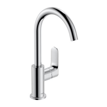 HANSGROHE REBRIS S umyvadlová stojánková baterie, EcoSmart, s odtokovou soupravou, chrom