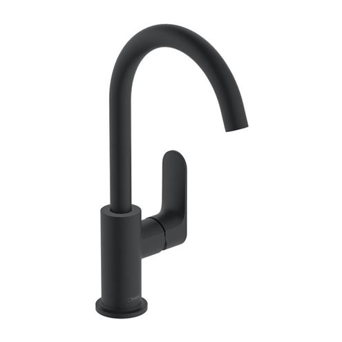 HANSGROHE REBRIS S umyvadlová stojánková baterie, EcoSmart, s odtokovou soupravou, matná černá 72536670 Obrázek - Hlavní obrázek