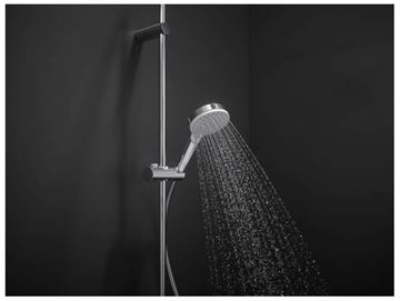 HANSGROHE CROMETTA 1JET sprchová souprava 3-dílná, ruční sprcha pr. 100 mm, tyč, hadice, Green, bílá/chrom 26554400 Obrázek - fotka