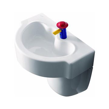 GEBERIT BAMBINI umyvadlo 60 cm, s otvorem pro baterii, bez přepadu 326060000 Obrázek - fotka
