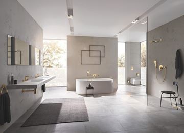 GROHE ESSENTIALS držák toaletního papíru, nástěnný, kartáčovaný cool sunrise 40689GN1 Obrázek - fotka