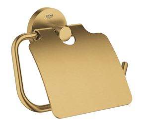 GROHE ESSENTIALS držák toaletního papíru s krytem, nástěnný, kartáčovaný cool sunrise