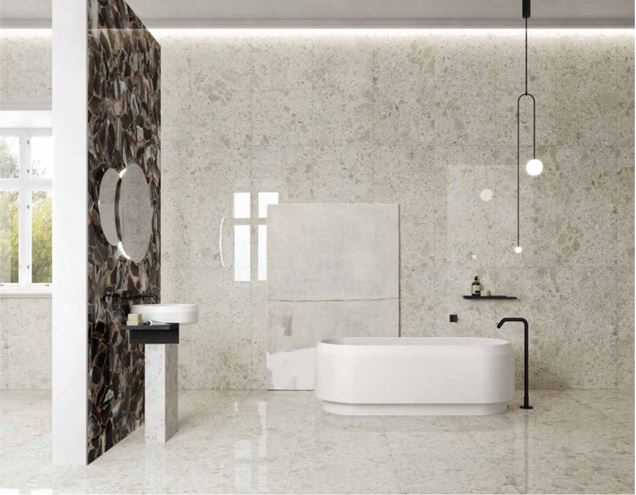 ARIOSTEA FRAGMENTA dlažba 60x120cm, bianco greco strutturato PS612616 Obrázek - fotka