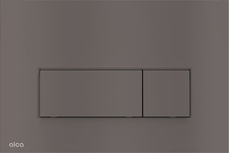 ALCA THIN M57 ovládací tlačítko pro dvě splachování, plast, matný gun metal M57-GM-M Obrázek - Hlavní obrázek
