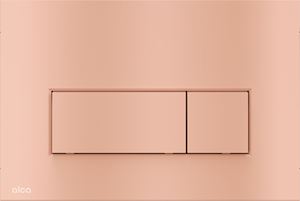 ALCA THIN M57 ovládací tlačítko pro dvě splachování, plast, matný red gold