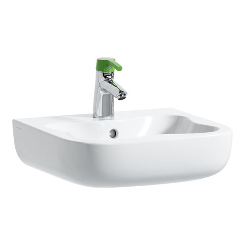 LAUFEN FLORAKIDS umývátko 45 cm, s otvorem pro baterii a přepadem H8150310001041 Obrázek - fotka