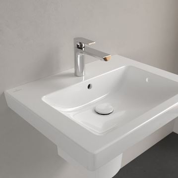 VILLEROY & BOCH SUBWAY 2.0 umyvadlo 60 cm, s otvorem pro baterii a přepadem, alpská bílá 71136001 Obrázek - fotka
