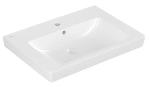 VILLEROY & BOCH SUBWAY 2.0 umyvadlo 65 cm, s otvorem pro baterii a přepadem, CeramicPlus, alpská bílá