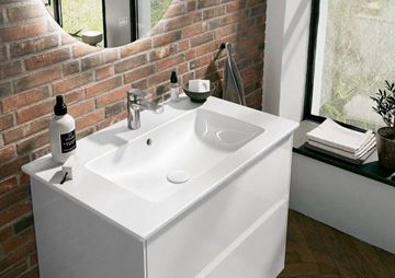 VILLEROY & BOCH VENTICELLO umyvadlo 80 cm, s otvorem pro baterii a přepadem, CeramicPlus 41048LR1 Obrázek - fotka