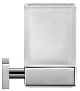 DURAVIT KARREE nástěnný pohárek, sklo, chrom