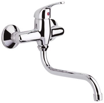 RAF POLAR dřezová nástěnná baterie, chrom