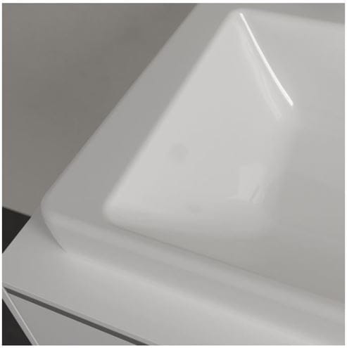 VILLEROY & BOCH SUBWAY 3.0 umyvadlo 60 cm, s otvorem pro baterii a přepadem, broušené, alpská bílá 4A706G01 Obrázek - fotka