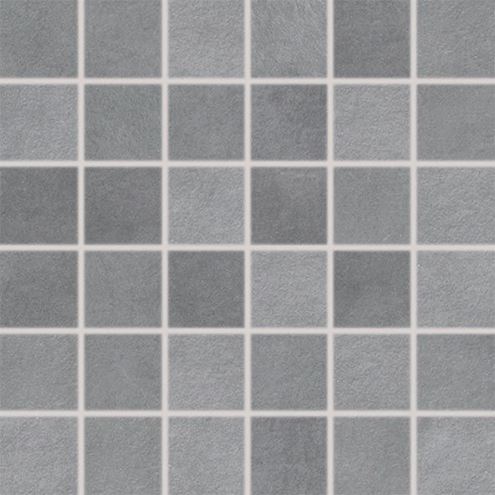 RAKO EXTRA mozaika 30x30(5x5) cm, lepená na síti, mat reliéf, tmavě šedá DDM06724 Obrázek - Hlavní obrázek