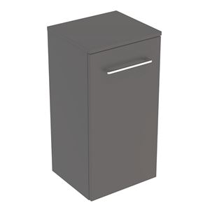 GEBERIT SELNOVA SQUARE nízká skříňka 33x29,7x65 cm, 1 dvířka, matná lávová