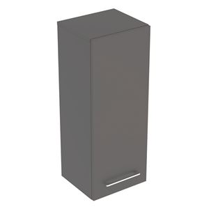 GEBERIT SELNOVA SQUARE nízká skříňka 33x29,7x85 cm, 1 dvířka, matná lávová