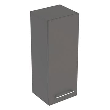 GEBERIT SELNOVA SQUARE nízká skříňka 33x29,7x85 cm, 1 dvířka, matná lávová