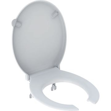 GEBERIT SELNOVA COMFORT WC sedátko, bezbariérové, lesklá bílá