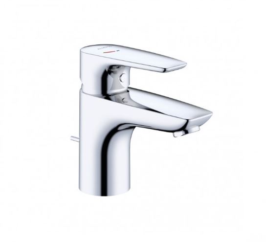 KLUDI PURE&SOLID umyvadlová stojánková baterie, s odtokovou soupravou, chrom 343880575WR4 Obrázek - Hlavní obrázek