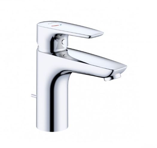 KLUDI PURE&SOLID umyvadlová stojánková baterie, s odtokovou soupravou, chrom 342930575WR4 Obrázek - Hlavní obrázek