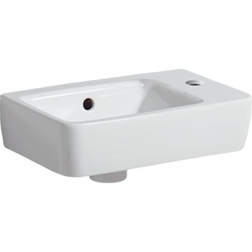 GEBERIT SELNOVA COMPACT umývátko 40 cm, s otvorem pro baterii vpravo a přepadem 501.517.00.7 Obrázek - Hlavní obrázek