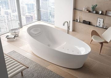 TOTO FLOTATION TUB volně stojící vana 220x105 cm, hydromasážní, LED osvětlení, kompozit PJYD2200PWEE#GW Obrázek - fotka
