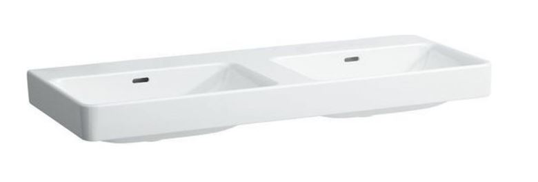 LAUFEN PRO S dvojumyvadlo 130 cm, s přepadem, LCC H8149684001091 Obrázek - Hlavní obrázek