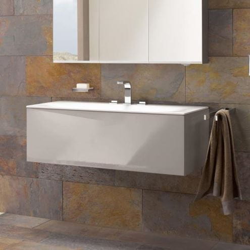 KEUCO EDITION 11 umyvadlo 140,7 cm, s otvorem pro baterii a přepadem, CleanPlus 31160311401 Obrázek - fotka