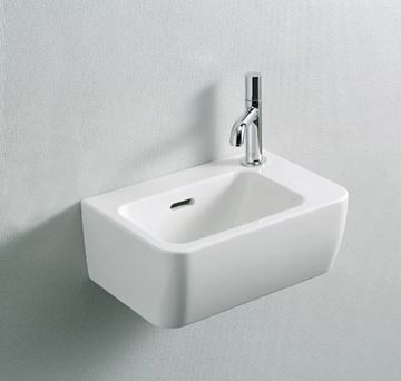 LAUFEN PRO umývátko 36 cm, s otvorem pro baterii vpravo a přepadem, LCC H8169554001061 Obrázek - fotka