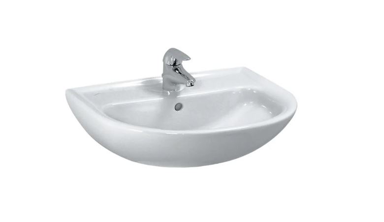 LAUFEN PRO B umyvadlo 60 cm, s otvorem pro baterii a přepadem H8109520001041 Obrázek - Hlavní obrázek