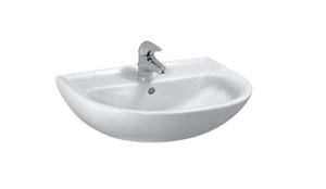 LAUFEN PRO B umyvadlo 60 cm, s otvorem pro baterii a přepadem
