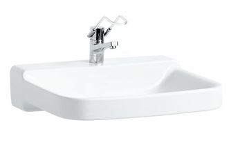 LAUFEN PRO LIBERTY bezbariérové umyvadlo 65 cm, s otvorem pro baterii, bez přepadu