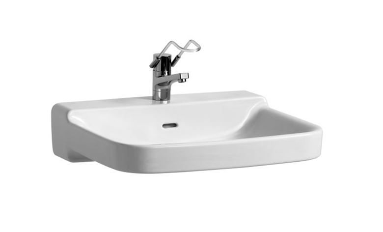 LAUFEN PRO LIBERTY bezbariérové umyvadlo 65 cm, s otvorem pro baterii a přepadem H8119530001041 Obrázek - Hlavní obrázek