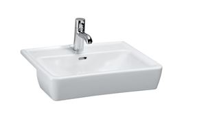 LAUFEN PRO umyvadlo 56 cm, s otvorem pro baterii a přepadem