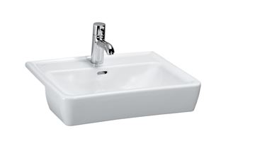 LAUFEN PRO umyvadlo 56 cm, s otvorem pro baterii a přepadem