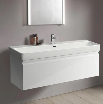 LAUFEN PRO S umyvadlo 120 cm, s otvorem pro baterii a přepadem H8149650001041 Obrázek - fotka