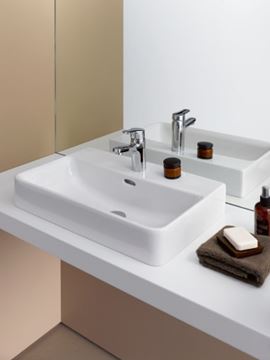 LAUFEN PRO S umyvadlo 55 cm, s otvorem pro baterii a přepadem, LCC H8179584001041 Obrázek - fotka